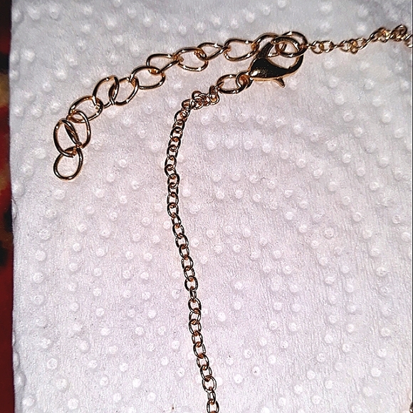 Paw Charm Necklace Peach color with 18-22"inch gold chain. Unisex Womens Mens K… - Picture 3 of 16